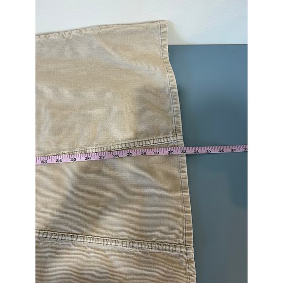 Sundance corduroy midi skirt tan size 10 cotton - Picture 8 of 8